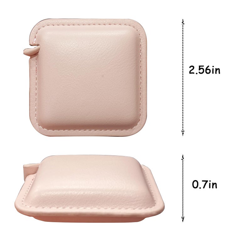 Z_جوده وثقه Tape Measure for Body Measuring Medical Body Cloth Tailor Craft Dieting Measuring Tape, 79 Inch/2 M Dual Sided Retractable Measuring Tape for Body Fabric Sewing Measurements Square(Pink) - Image 3